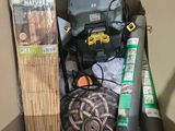 a box full of items that are sitting on the floor