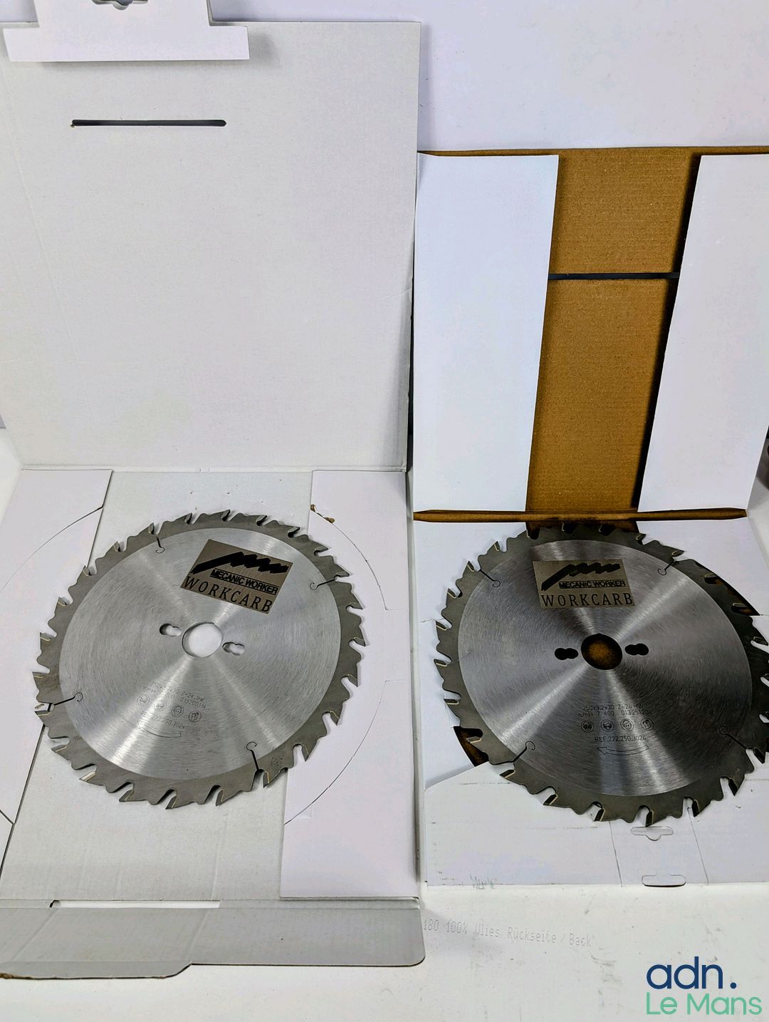 Lot de 2 lames de scie circulaire de la marque MECANIC WORKE…