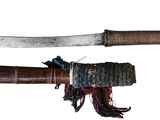 two different types of knives on a white background