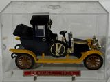a small model of a car in a clear box