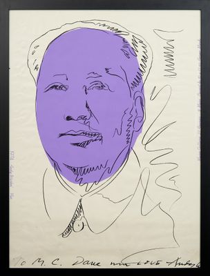 Andy Warhol (1928-1987), d’après Mao 1974 Sérigraphie en cou…