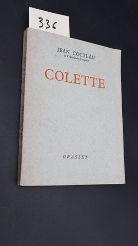 COCTEAU : COLETTE. Grasset, 1° octobre 1955, in-12, broché non co...