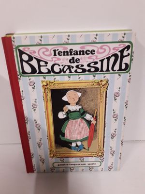 un livre avec la photo d'une petite fille en robe
