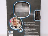 a box with a picture of a dog inside of it