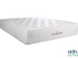 the mattress is made of foam and has no sheets on it