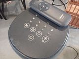 a remote control sitting on top of a table