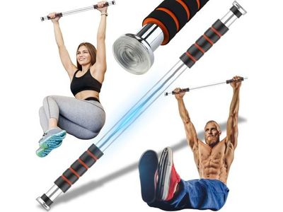 un homme et une femme faisant des exercices avec une barre de résistance