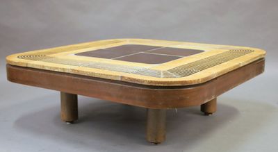 Roger CAPRON (1922-2006) : Table basse modèle "Mambo", le pl… - Photo 1
