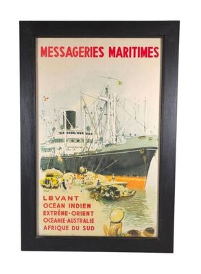 Albert BRENET (d'après) AFFICHE en couleurs pour les Message…