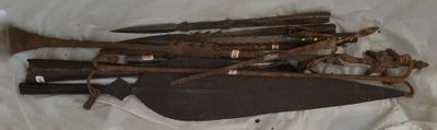 a lot of tools that are laying on a white cloth
