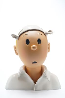 Jean-Marie PIGEON (1951) Tintin au mouchoir 2e version, SOL3…