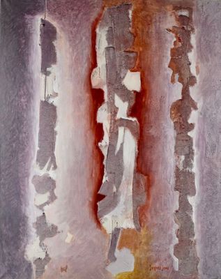 Jacques JOOS (1945-2021), "Silhouettes", 2005, technique mix…