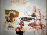 an image of a painting with a lot of different colors on it