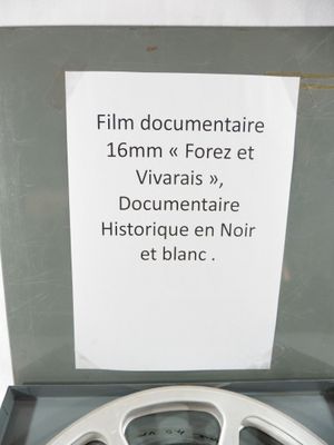 Film 16mm Documentaire « Forez et Vivarais » 1 bobine.