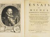 an old book with a picture of a man holding a pipe