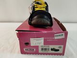 brand new in box nike air force 1 mid black / pink / yellow