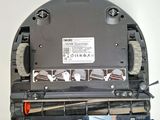 a close up view of the inside of a vacuum cleaner