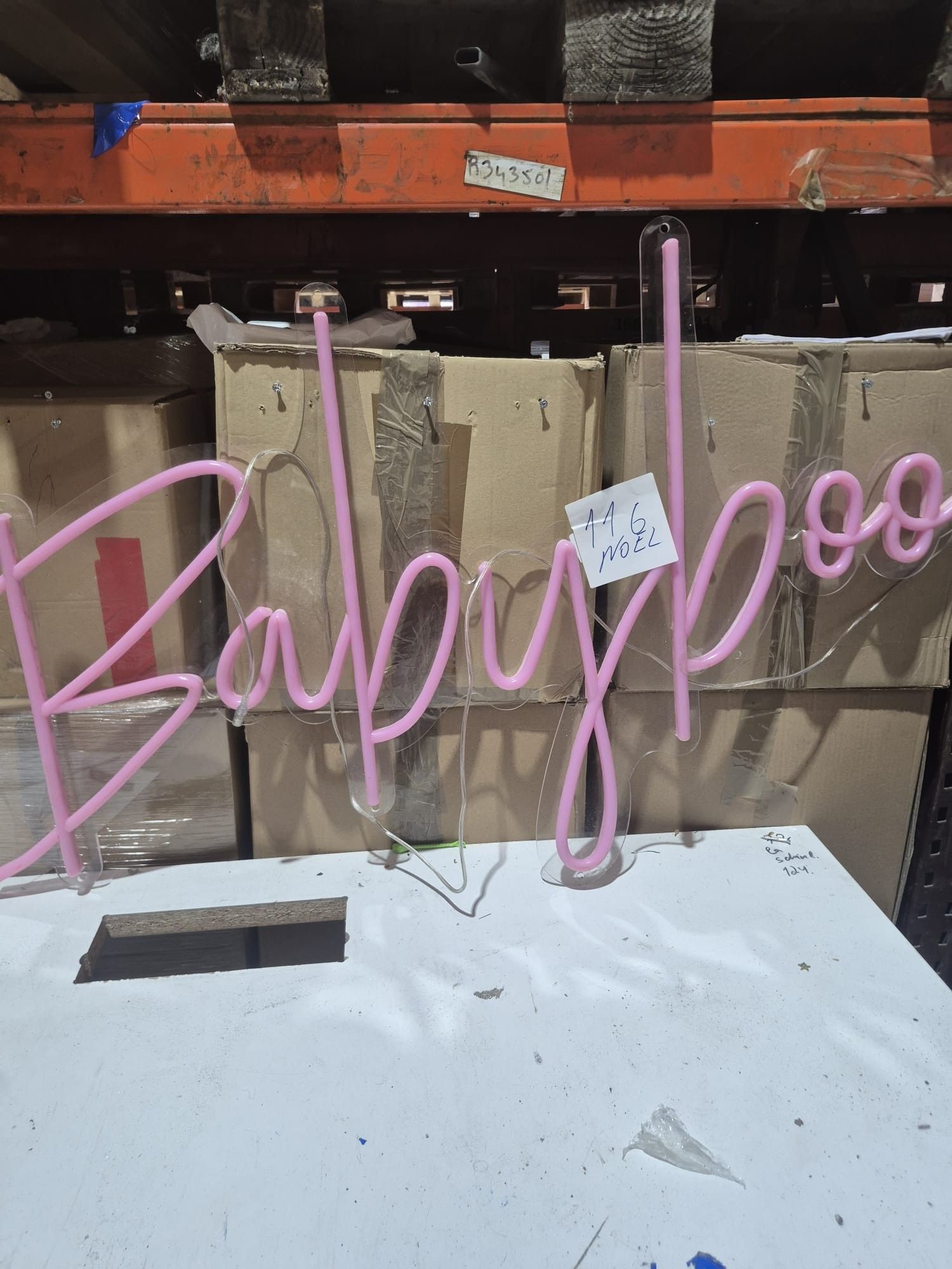 Lot de décoration lumineuse LED rose « Baby » de dimensions …