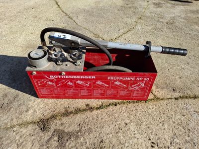 Pompe manuelle d'épreuve ROTHENBERGER réf: RP50 - Photo 1