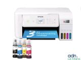 Imprimante Epson avec cartouches d'encre et flacon d'encre
