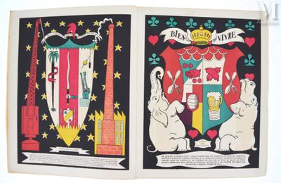 deux pages d'un livre comportant des illustrations d'animaux