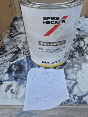 Lot de 6 bidons d’agent matant Spies Hecker Permaflex MA 300…