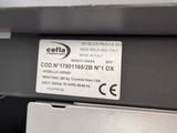 a close up of a label on a machine