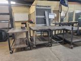 a room with a lot of tables and chairs in it