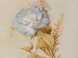 an image of a painting of a flower on a white background