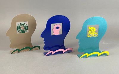 David GERSTEIN (né en 1944) Cycliste en tête - Dollar en têt…