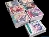 a lot of cards that are stacked on top of each other
