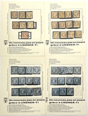 France 4 plaquettes avec N° 13-14 -16 avec des Ob.