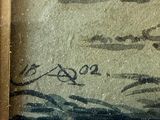 a picture of a painting on the wall of a building