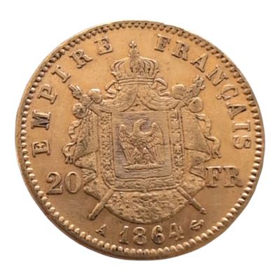 Gros plan sur une pièce d'or ornée d'une couronne