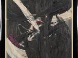 une image représentant une peinture abstraite en noir et blanc