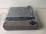 a hard drive in a plastic case on a table