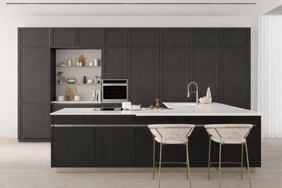 Cuisine " VENETIA CUCINA HELGRIS " moderne avec îlot central…