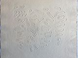 a close up of a piece of paper with a drawing on it