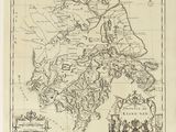 an old map of the british kingdom of england and wales