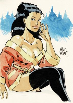 l'image d'un dessin d'une femme assise sur le sol