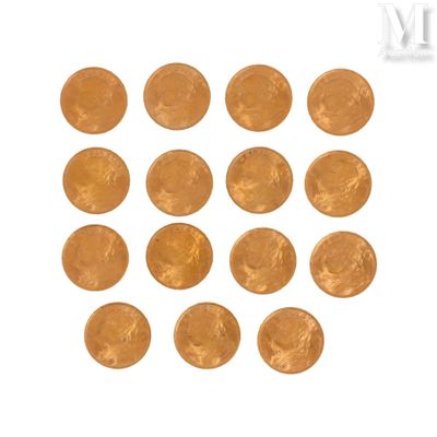 a lot of coins arranged in a circle on a white surface
