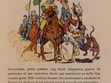 a picture of a book with a picture of a man on a horse