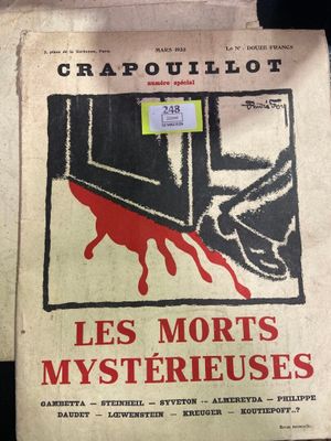 Le crapouillot 1933 avec un affiche du petit journal
