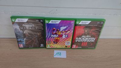 Lot de 3 jeux XBOX ONE/SERIE X composé de : 1- Jeu Assassin'…