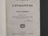 an old book with a black and white title on it