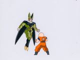 animation animation cel of gohan and vegeta from dragon ball