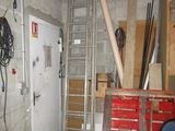 an image of a room with a ladder in it