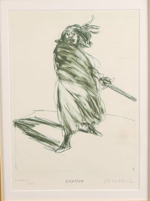 dessin représentant une femme tenant une batte de baseball dans la main droite
