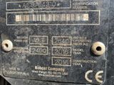 a close up of a label on the back of a vehicle