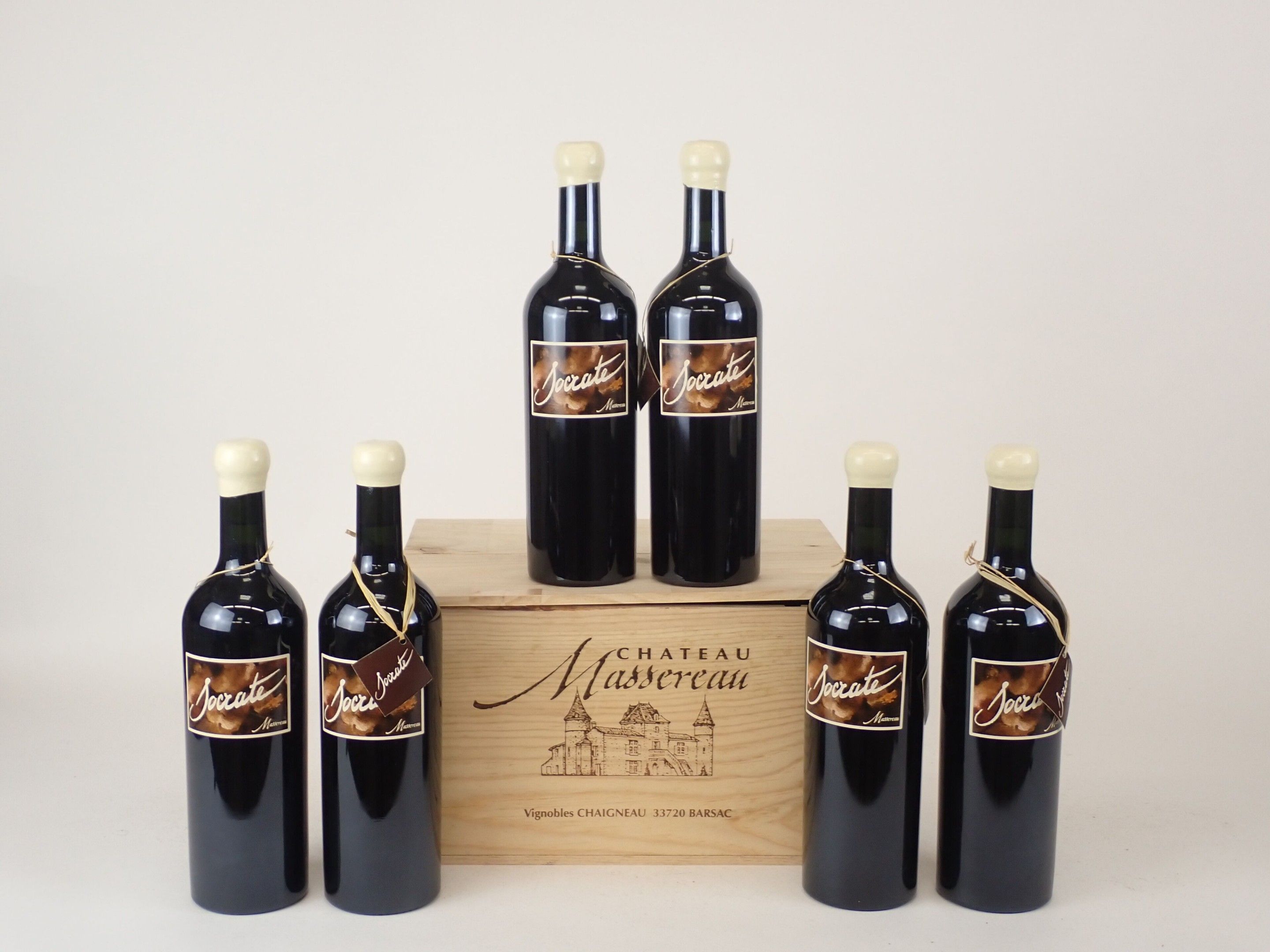 BORDEAUX - 1 CBO, 6 bouteilles, Graves, Château Massereau, S…